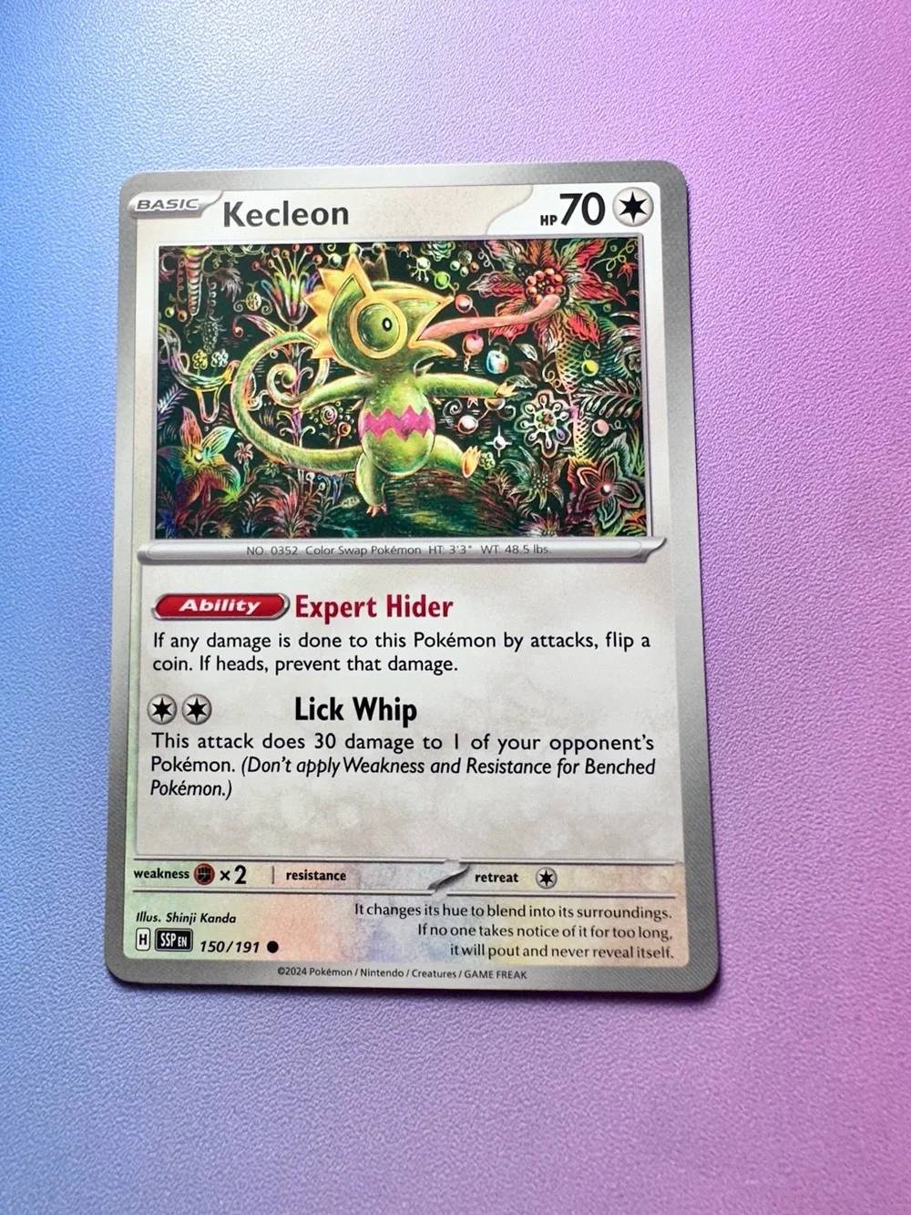 kecleon - 150/191 (common) — pokémon: surging sparks